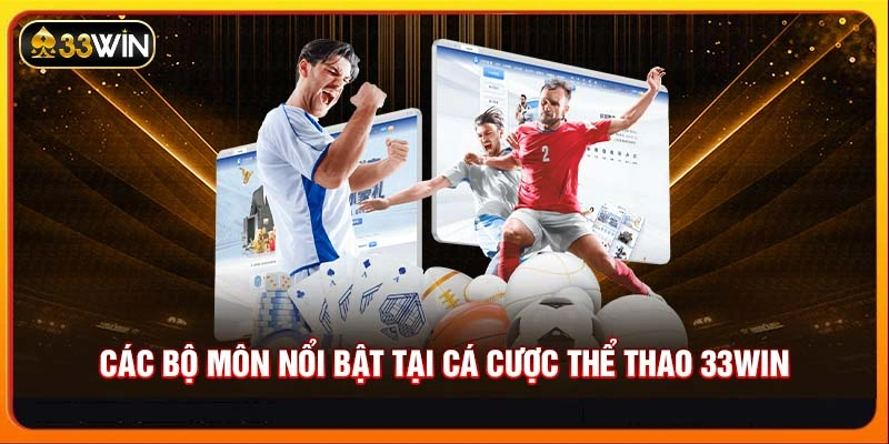 Các bộ môn nổi bật tại cá cược thể thao 33WIN