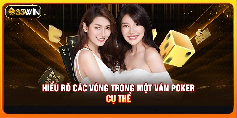 Hiểu rõ các vòng trong một ván Poker cụ thể